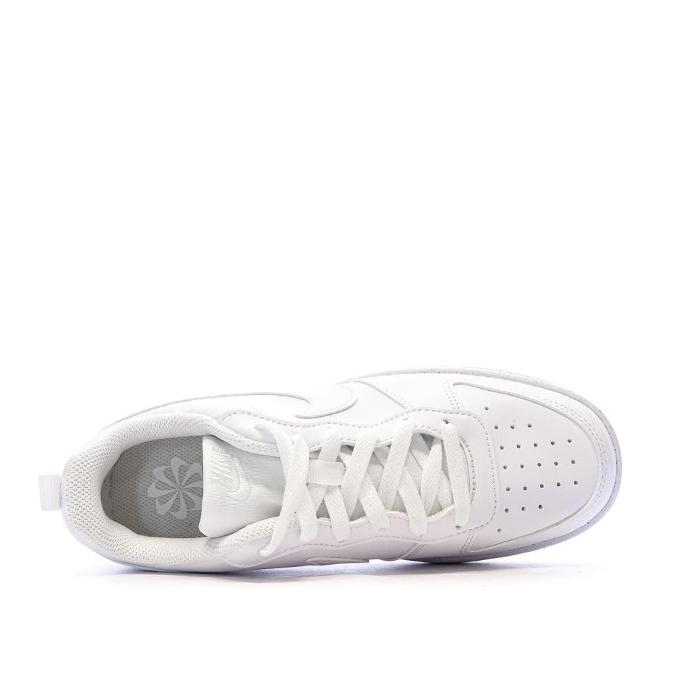 Baskets Blanches Garçon/Fille Nike Court Borough 4