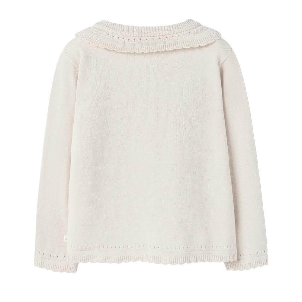 Gilet Ecru Fille Lil Atelier Fhao 2