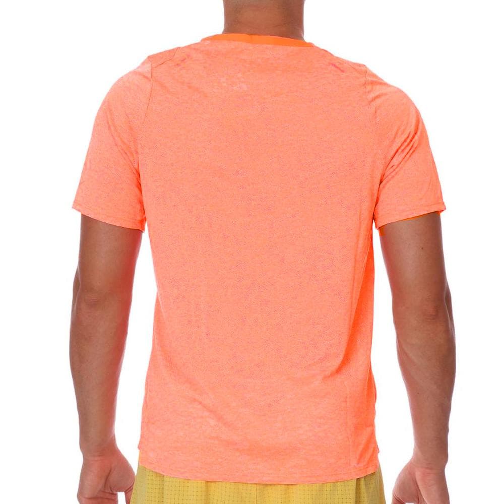 T-shirts Orange Fluo Homme Nike Run division 2
