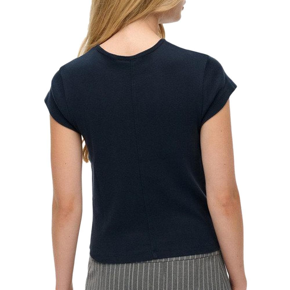T-shirt Marine Femme Superdry Athletic Essential 2