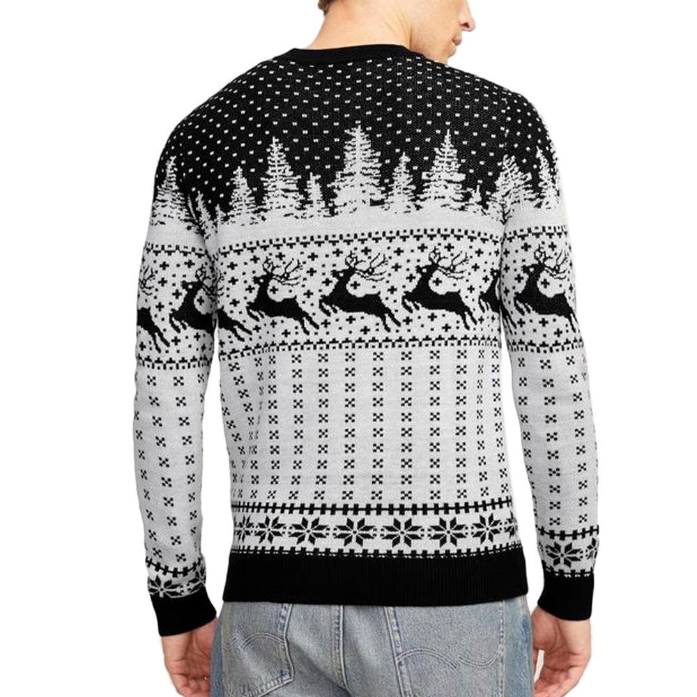 Pull de Noël Marine/Blanc Homme Jack & Jones Gabriel 2
