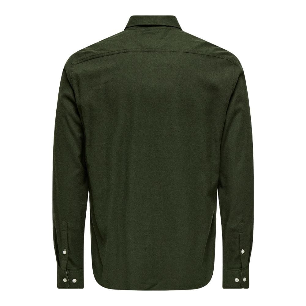 Chemise Kaki Homme Only & Sons Road Life 2