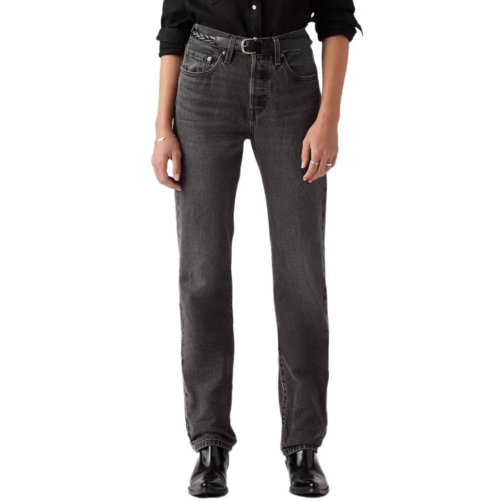 Jean 501 Gris/Noir Femme Levi's Med Indigo 12501 1