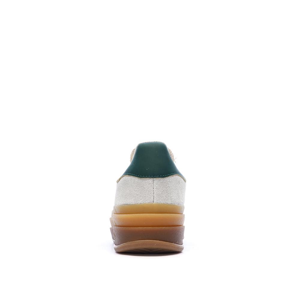 Baskets Beige/Vert Femme Adidas Gazelle Bold 3