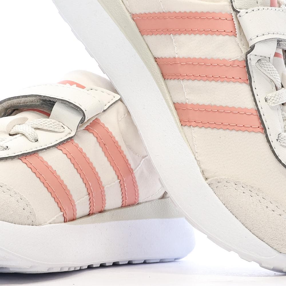 Baskets Beiges/Roses Fille Adidas Country Xlg 7