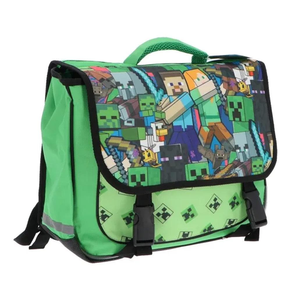 Cartable Vert Garçon Minecraft 1