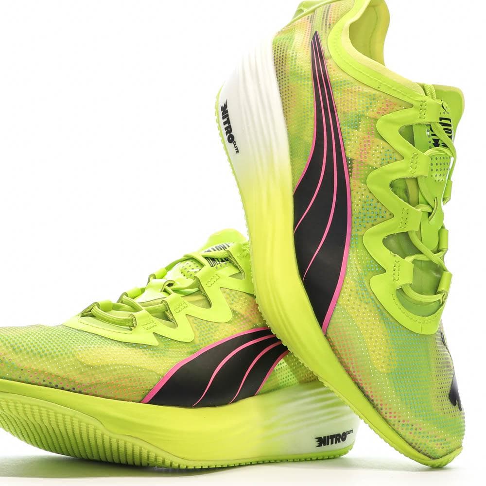 Chaussures de running Jaunes Femme Puma Fast Nitro 7