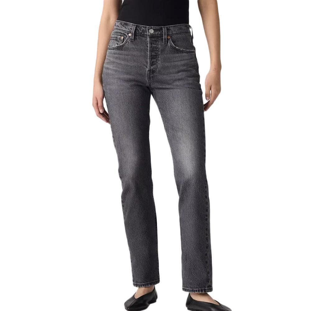 Jean 501 Gris/Noir Femme Levi's Med Indigo 1
