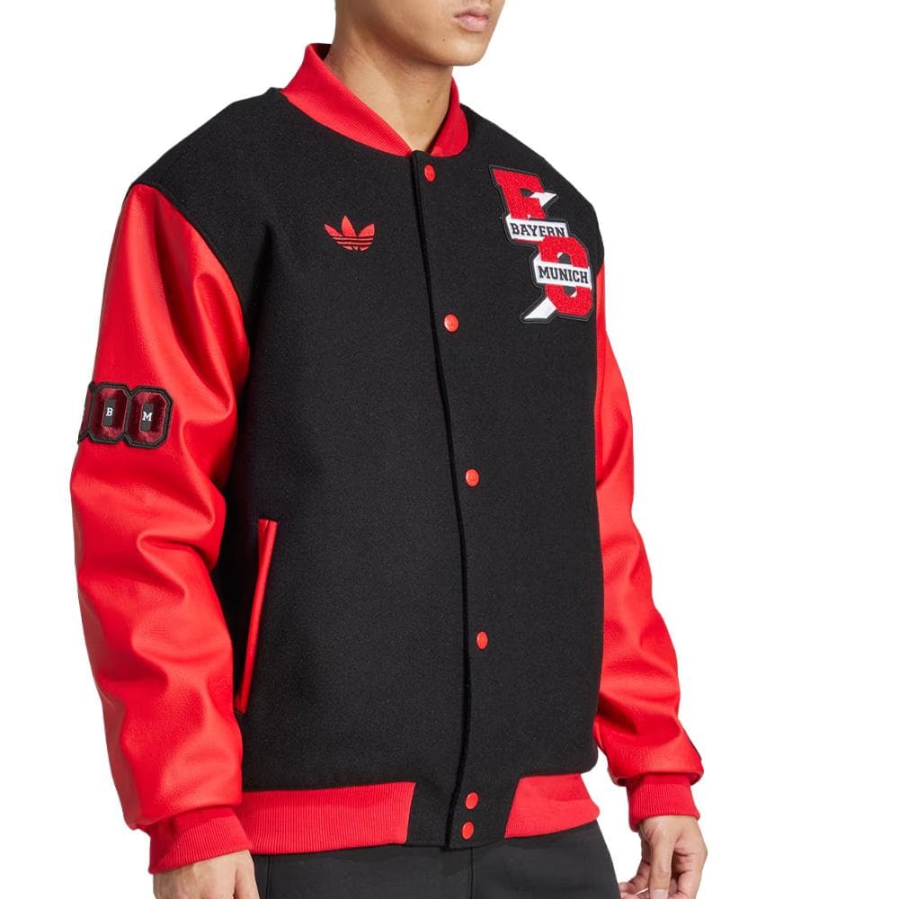 FC Bayern Veste Rouge/Noire Homme Adidas VRCT 1
