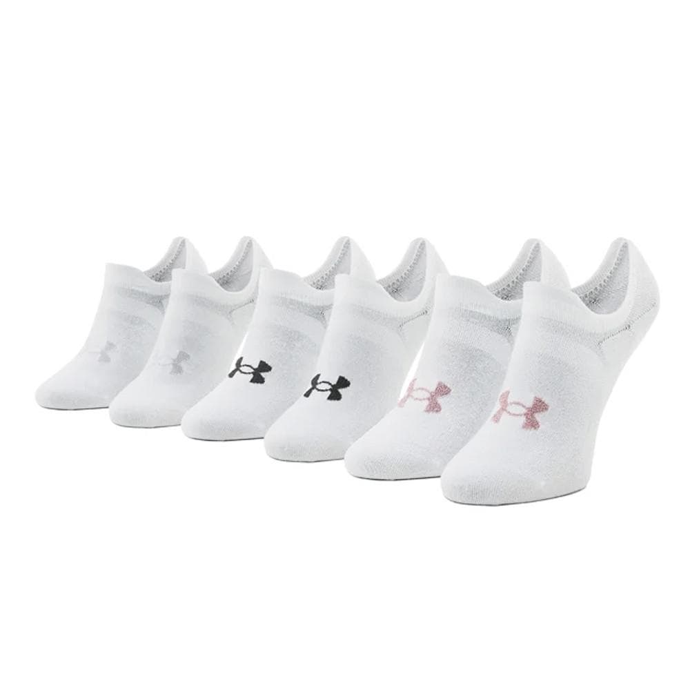 X3 Paires de Chaussettes Blanches Homme Under Armour Ultra 1