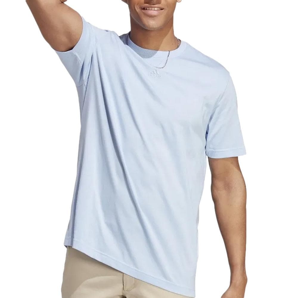 T-Shirt Bleu Homme Adidas IC9801 1