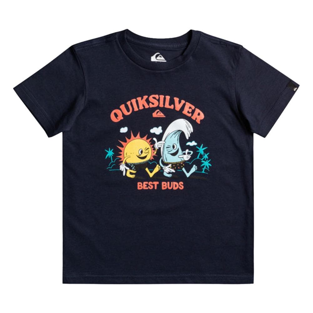 T-Shirt Marine Garçon Quiksilver Bestbuds 1