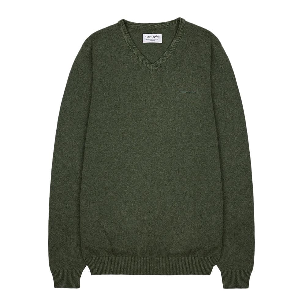 Pull Kaki Homme Teddy Smith Pulser 3 1