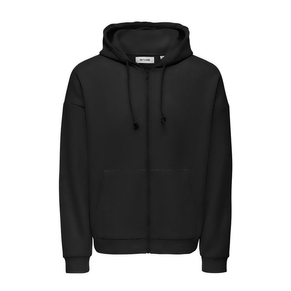 Sweat Zippé Noir Homme Only & Sons Chase 1