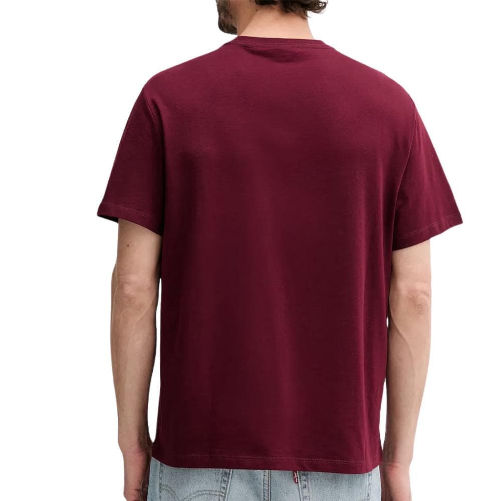 T-Shirt Bordeaux Homme Calvin Klein Jeans Hero 2