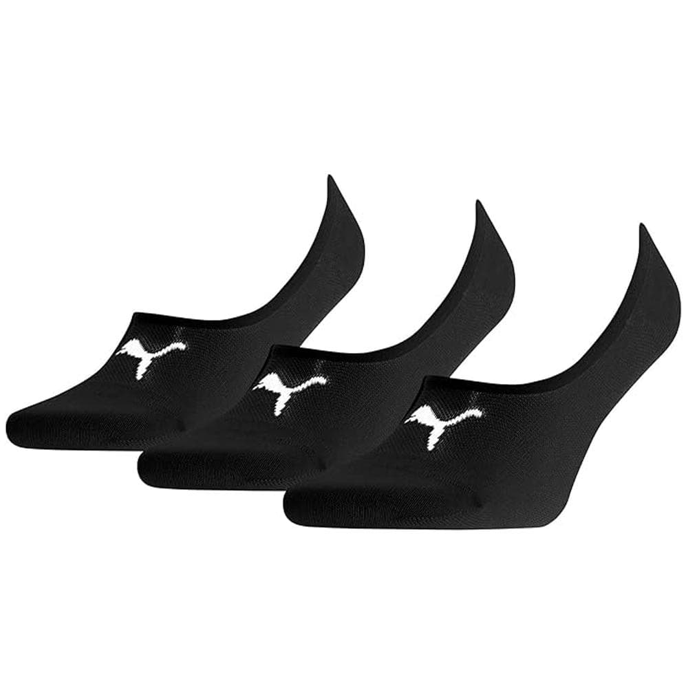 x3 Paires de Chaussettes Noires Mixte Puma Footie 1