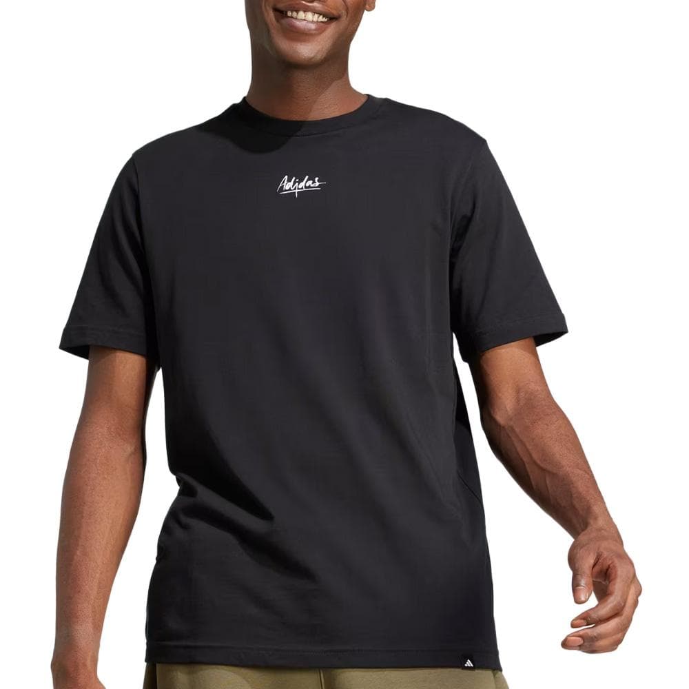 T-Shirt Noir Homme Adidas JN7367 1