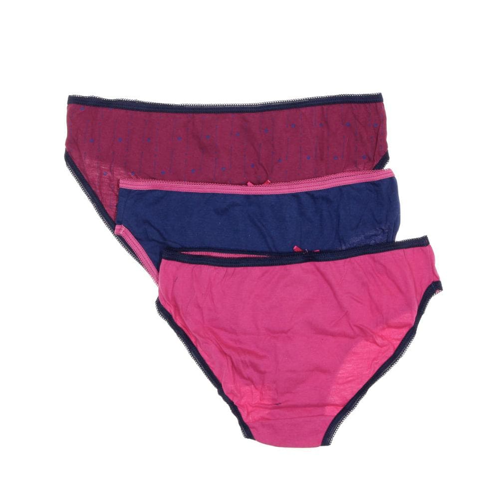 Lot x3 Culottes Marine/Fuchsia Femme Simply Me 2