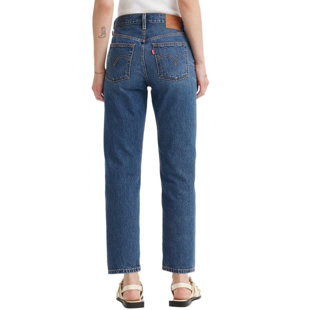 Jean Bleu Femme Levi's Cropped Lightweight Med Indig 2