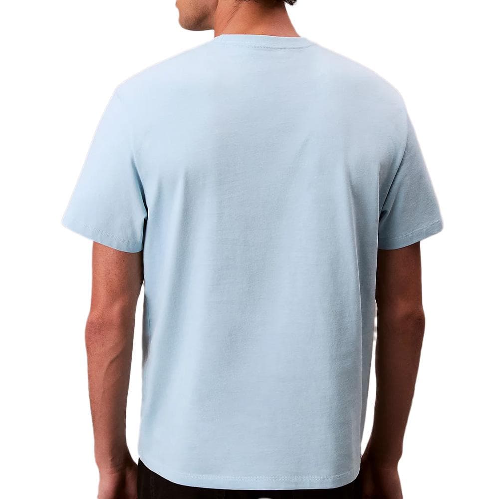 T-Shirt Bleu Homme Calvin Klein Jeans Hero 2