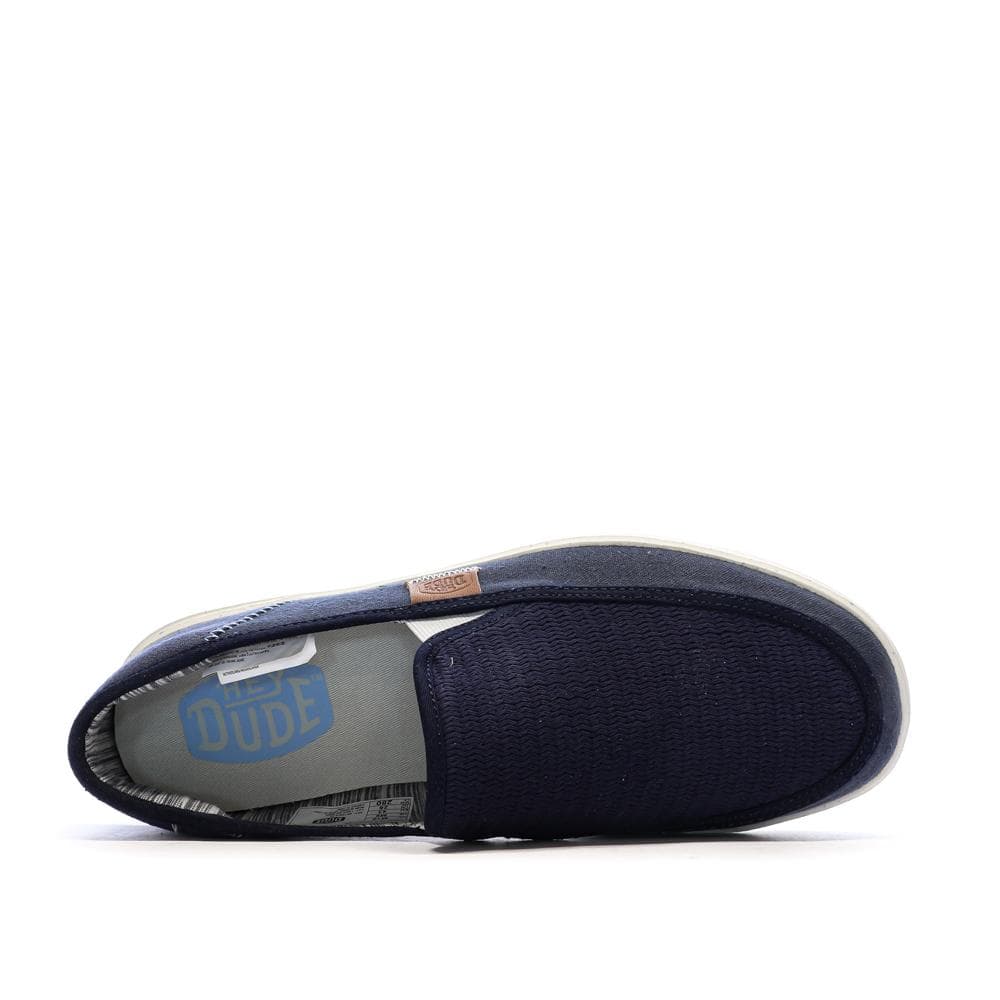 Chaussures Marine Homme Hey Dude 40726 Bone 4