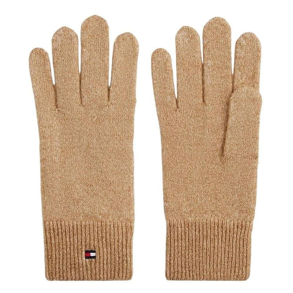 Gants Beige Femme Tommy Hilfiger Flag Fluffy 1