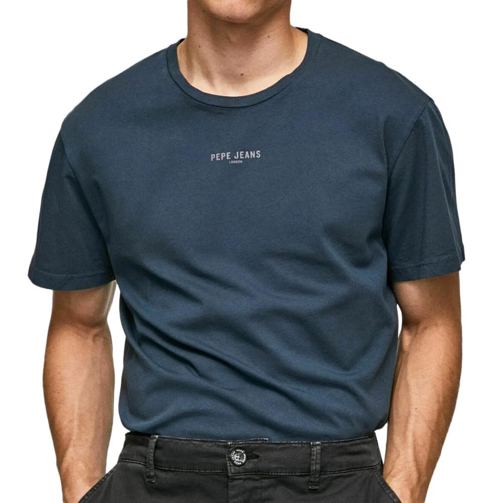 T-shirt Marine Homme Pepe jeans Raevon 1