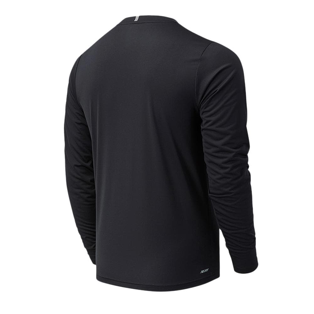 T-Shirt Manches Longues Noir Homme New Balance Core Run 2