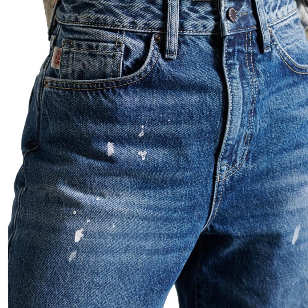 Jean Bleu Femme Superdry Barrel 3