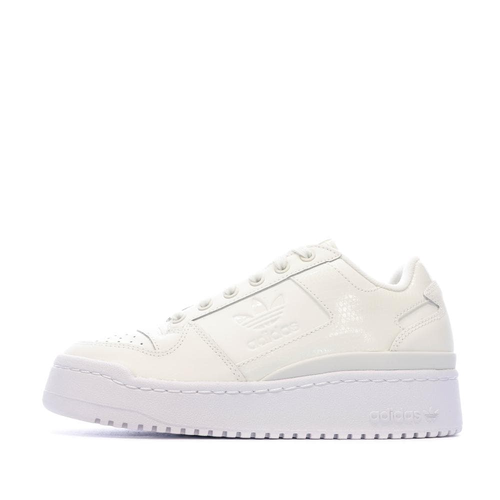 Baskets Ecru Femme Adidas Forum Bold 1