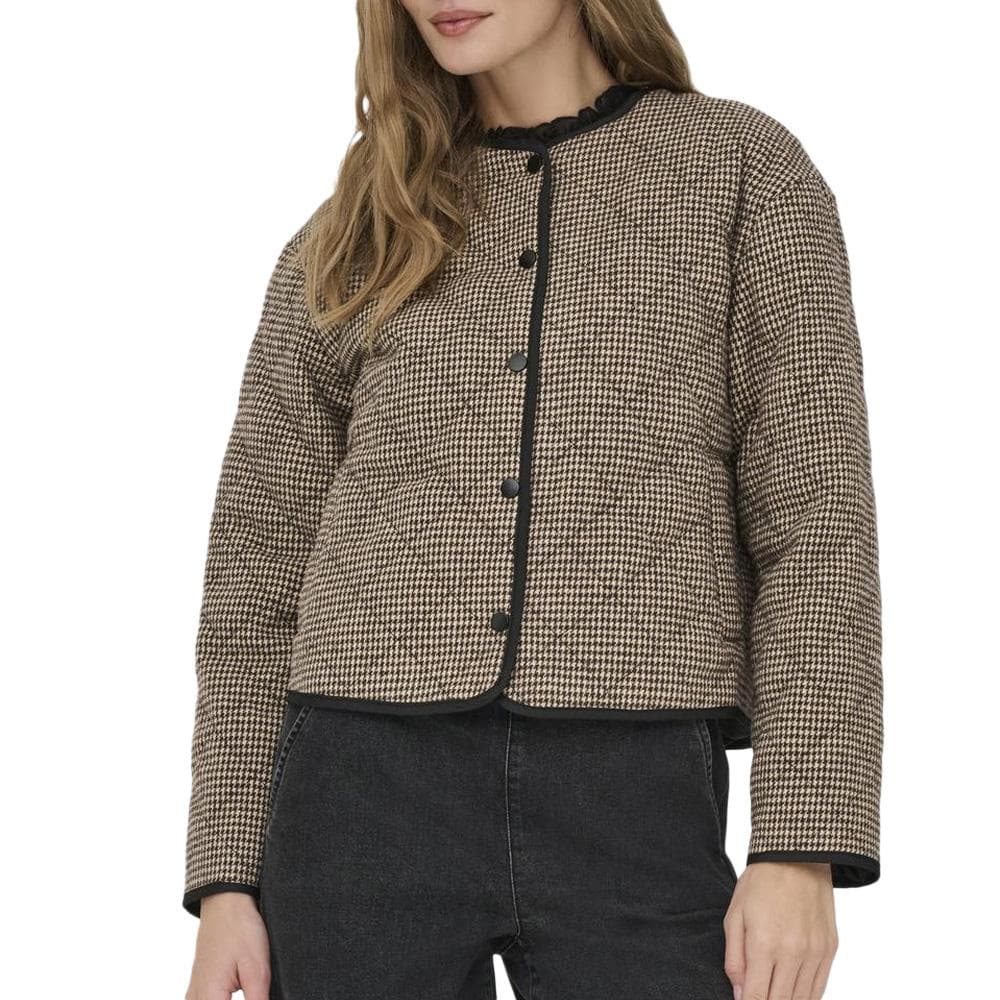 Veste Beige/Marron Femme JDY Quilted Shacket 1