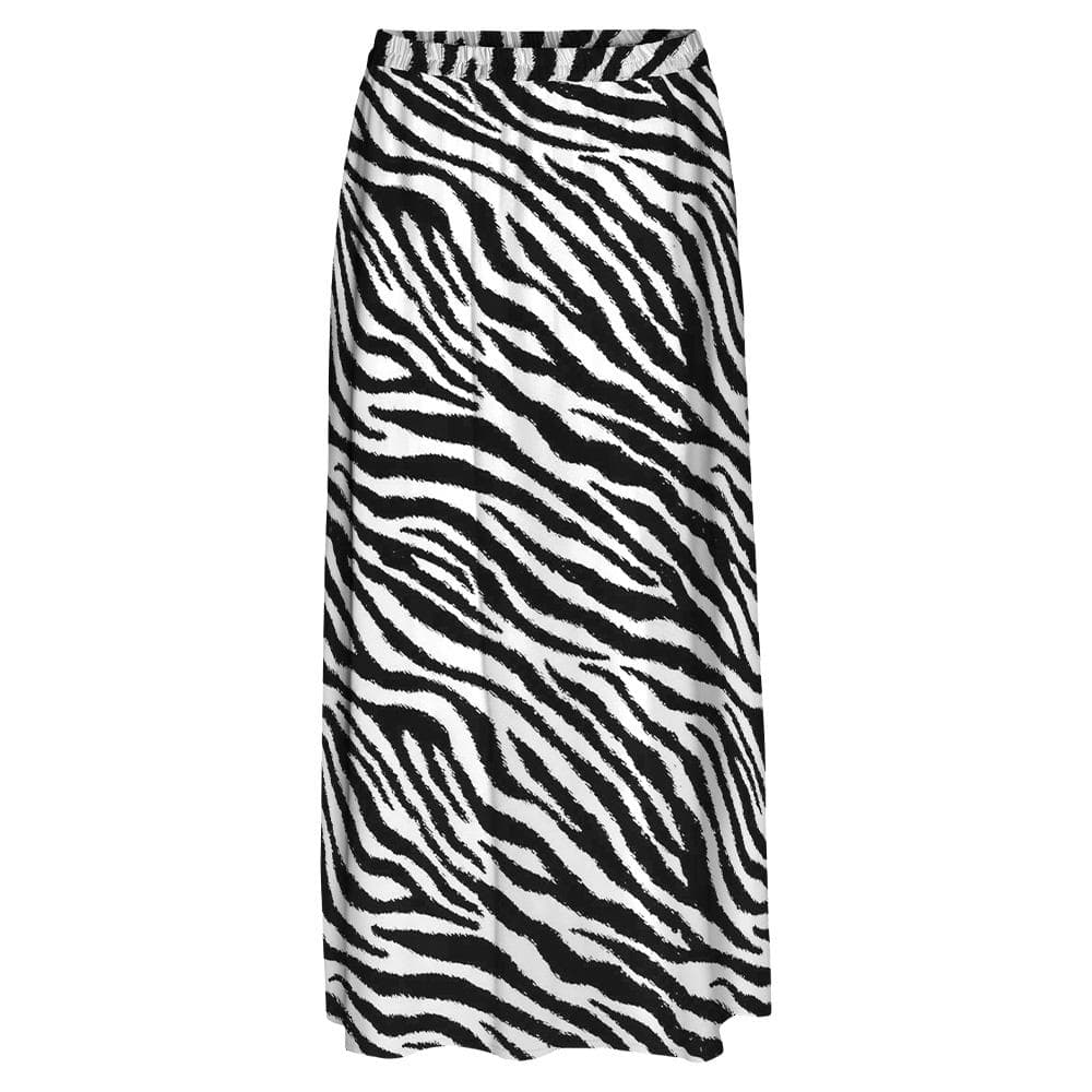 Jupe Longue Noir/Blanc Femme Vero Moda Joy Maxi 1