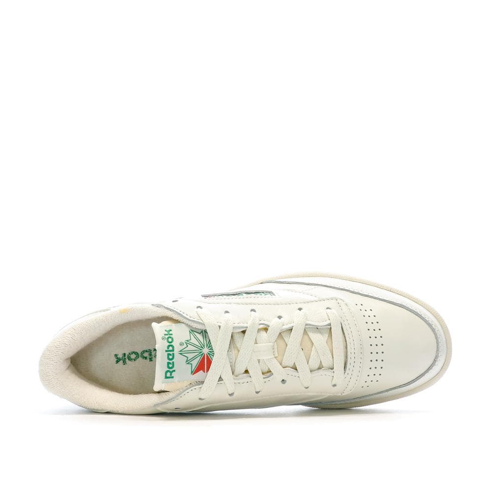 Baskets Blanche/Verte Homme Reebok Club C85 Vintage 4