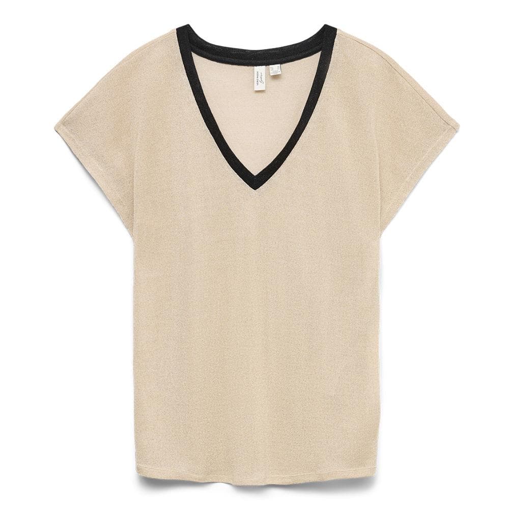 T-shirt Beige Femme Vero Moda Gita 1