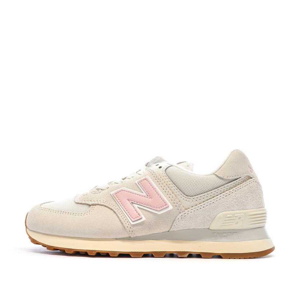 Baskets Beige/Rose Femme New Balance 574 1
