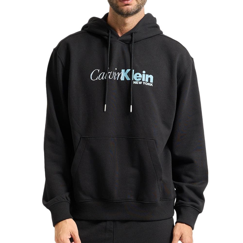 Sweat Noir Homme Calvin Klein Jeans Cursi 1