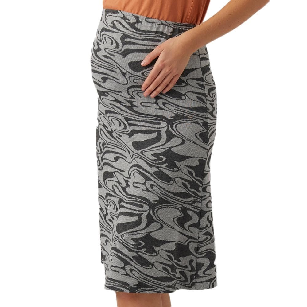 Jupe de Grossesse Grise/Noire Femme Mamalicious Leva 1