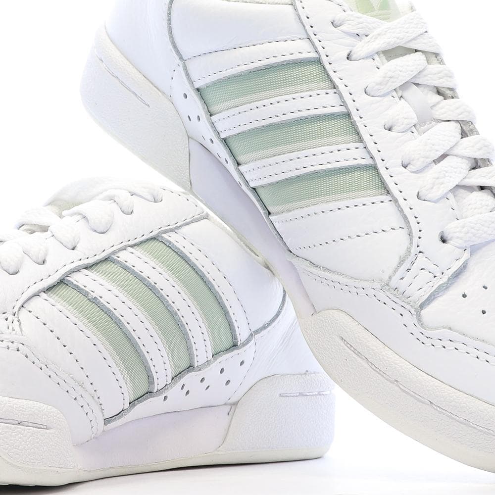 Baskets Blanc/Vert Femme Adidas Continental 80 Stripes 7
