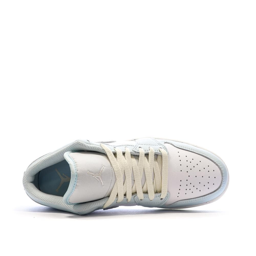 Baskets Bleu Clair/Écru Homme Nike Air Jordan 1 Low 4