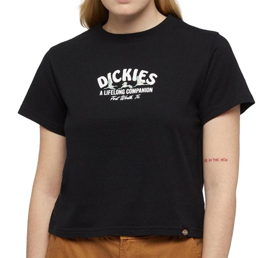 T-shirt Noir Femme Dickies Companion 1
