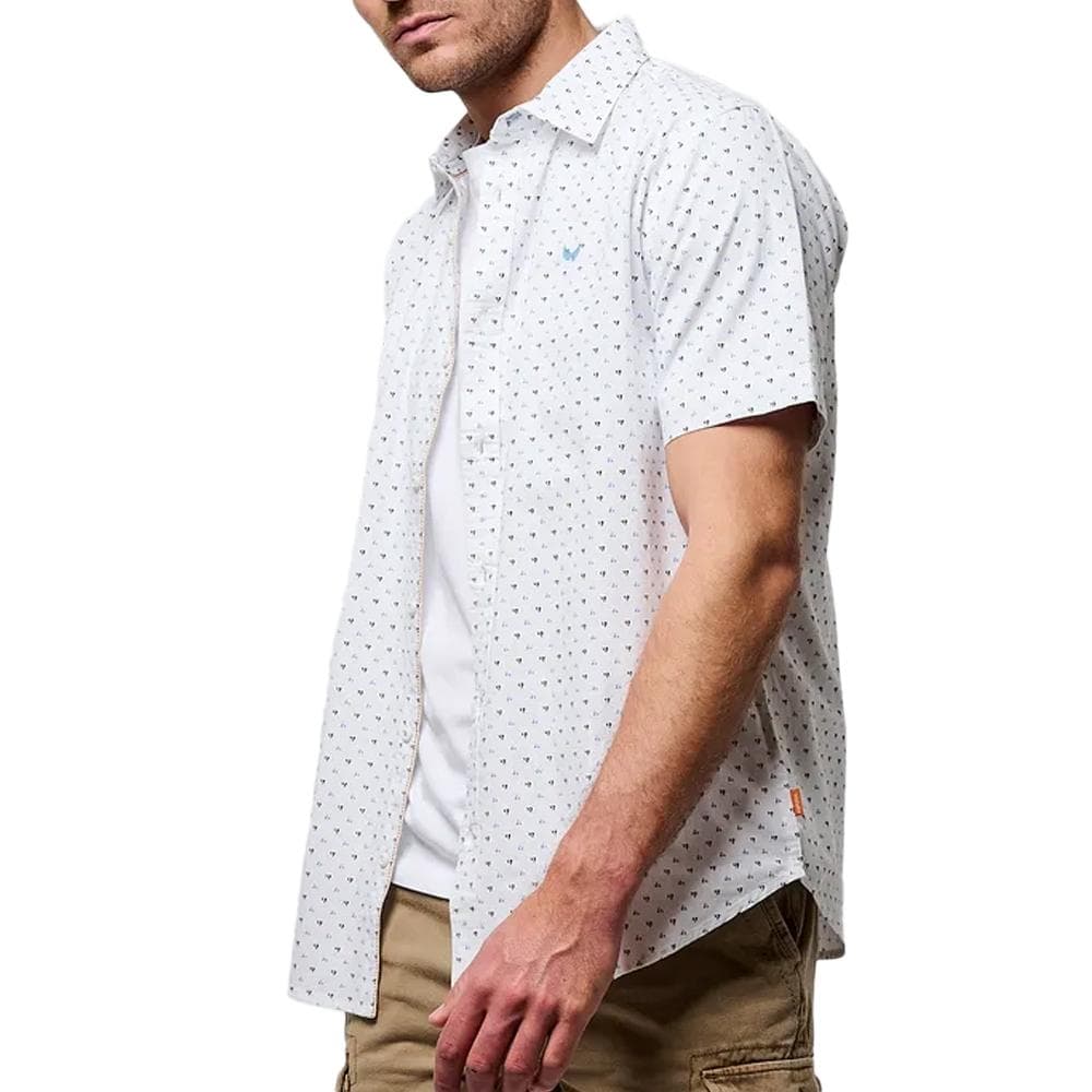 Chemisette Blanche/Bleu Homme Kaporal BOBS 1