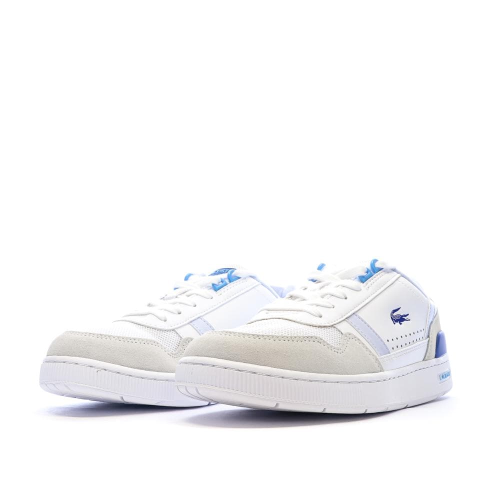 Baskets Blanches/Bleu Femme Lacoste Clip 124 6