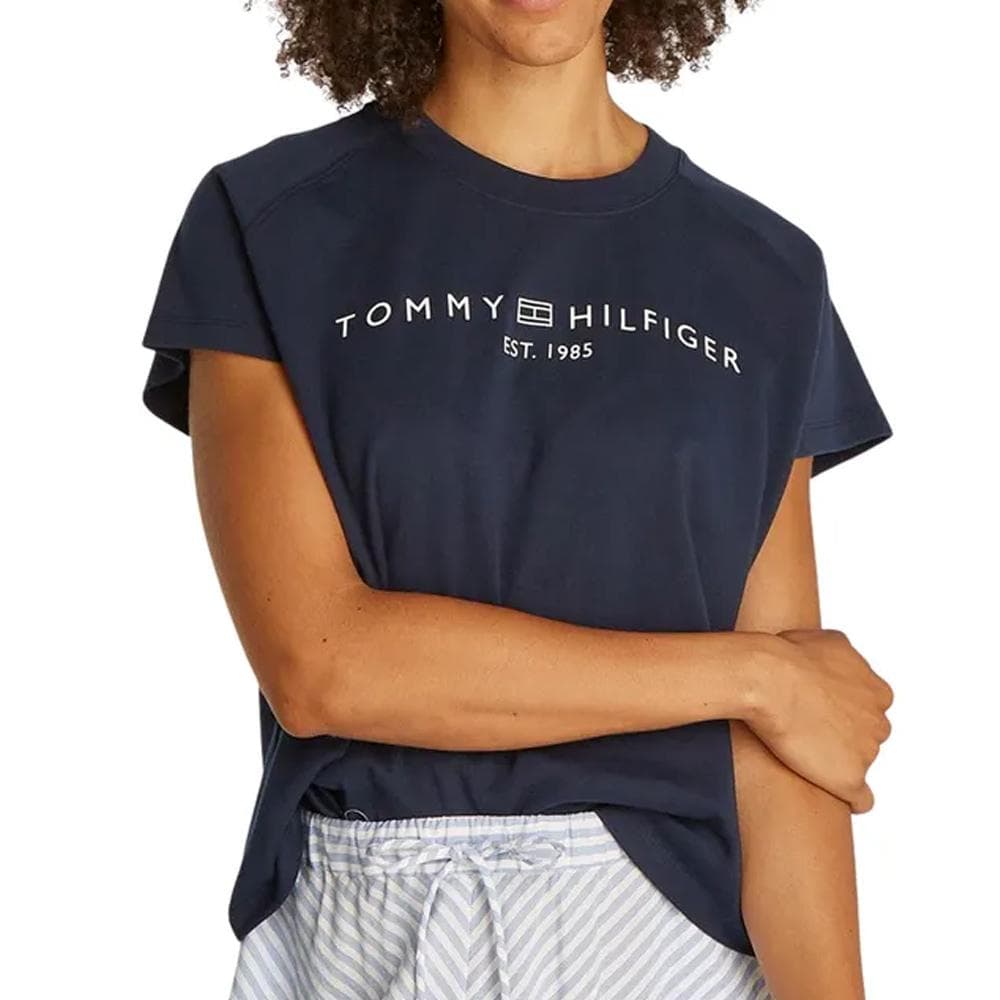 T-Shirt Marine Femme Tommy Hilfiger Mdrn 1