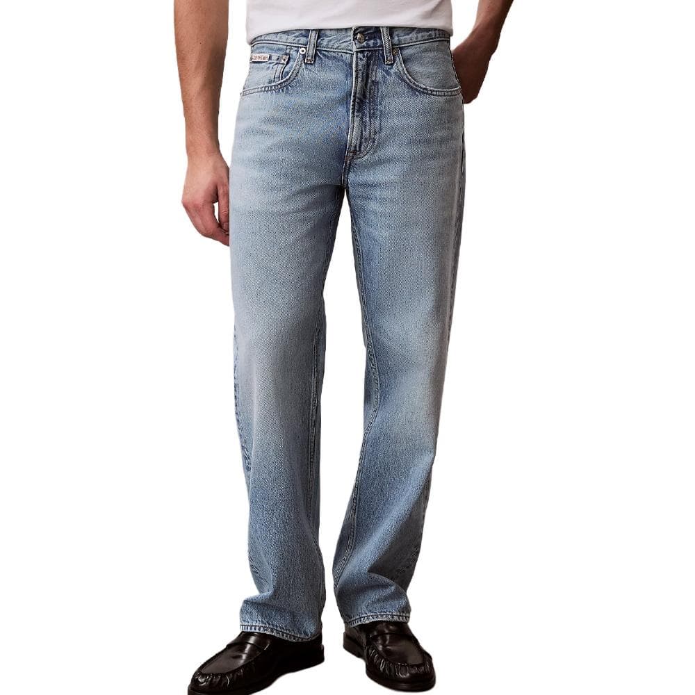 Jean Bleu Homme Calvin Klein Jeans 90s Straight Retro 1