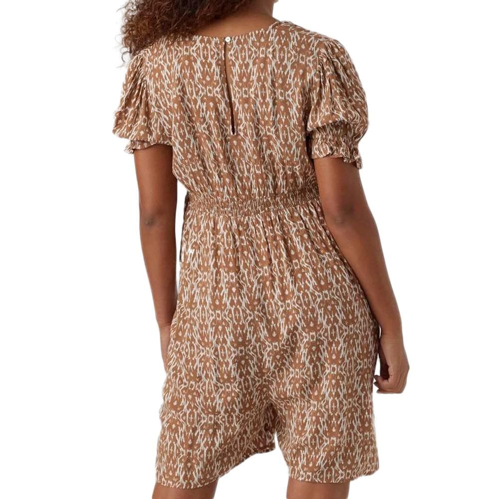 Combishort de Grossesse Marron/Blanc Femme Mamalicious Rita 2