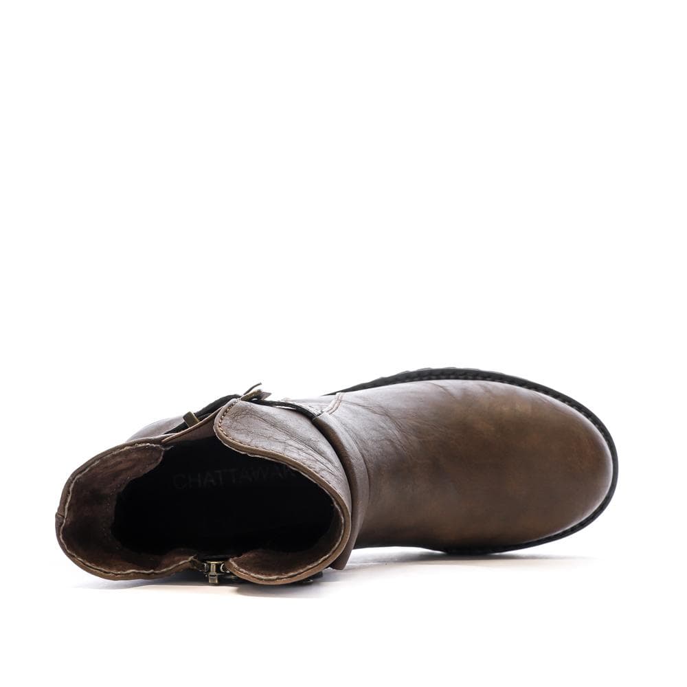 Bottines Marron Femme Chattawak TOYA 4