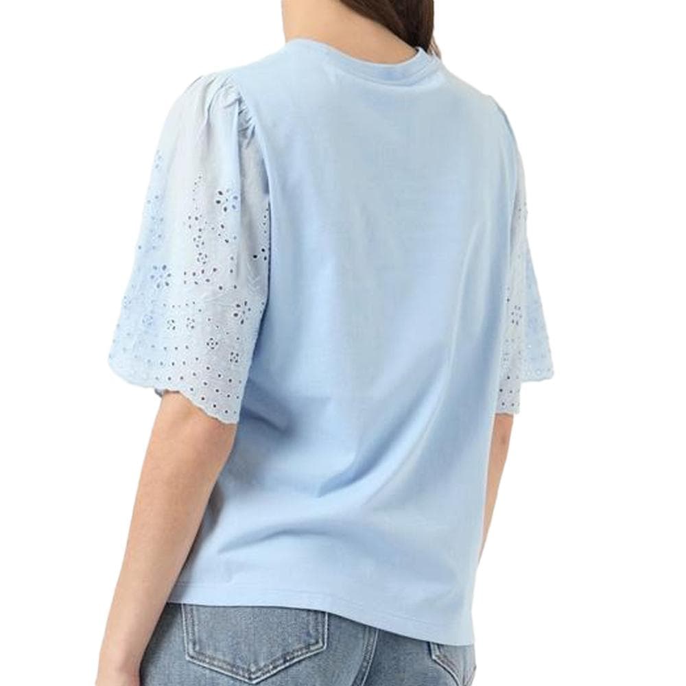 T-Shirt Bleu Femme YAS Sleeves 2
