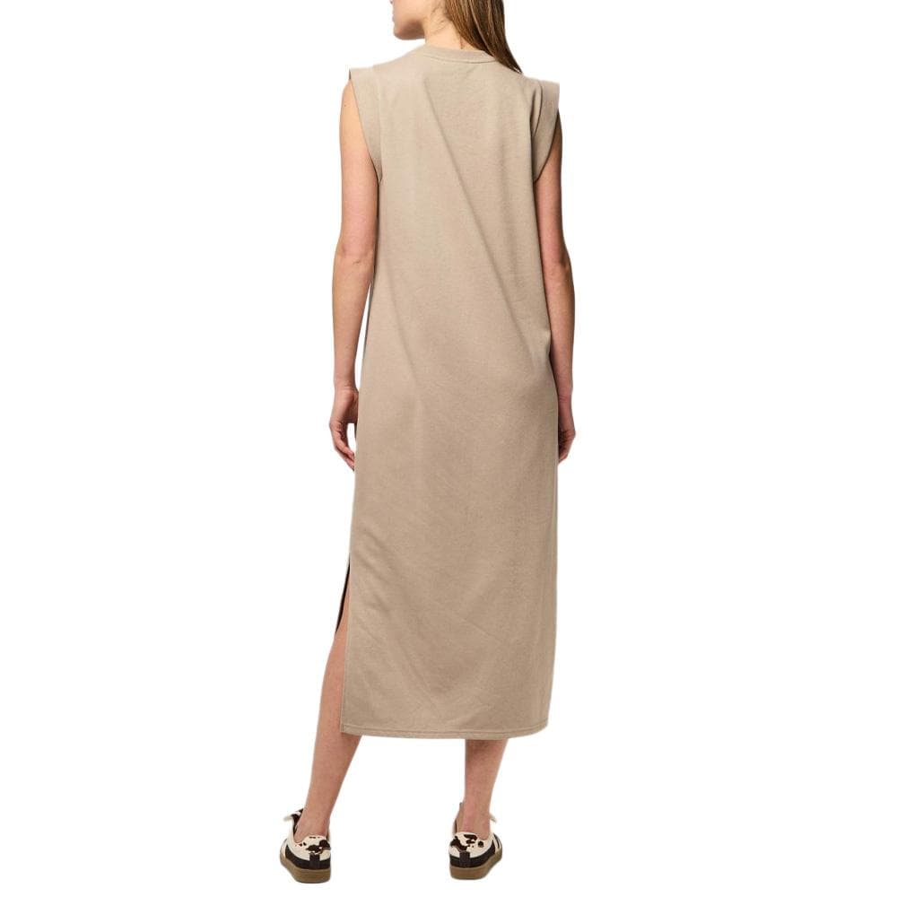 Robe Beige Femme Pieces Summer 2