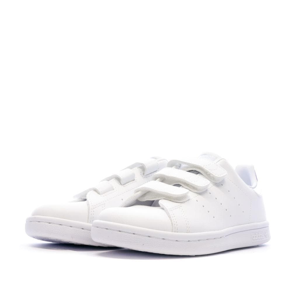 Stan Smith Baskets Blanches à Scratch Enfant Adidas 6