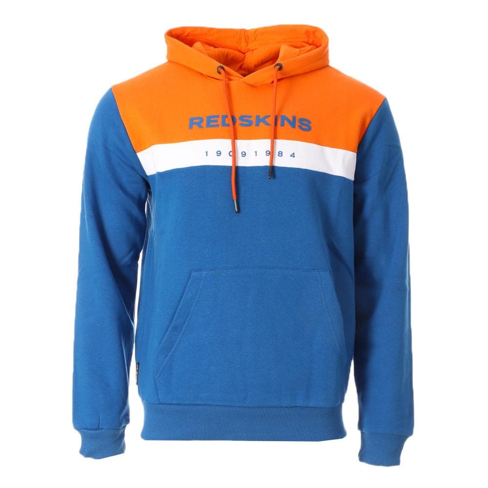 Sweat à Capuche Bleu/Orange Homme Redskins Berguson 1